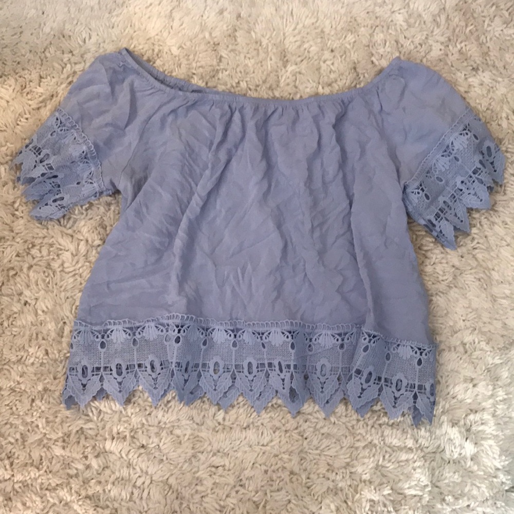Off Shoulder crochet blouse